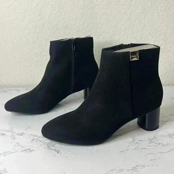 Alfani Sylus Black Ankle Boot Size 7 M - Picture 4 of 11